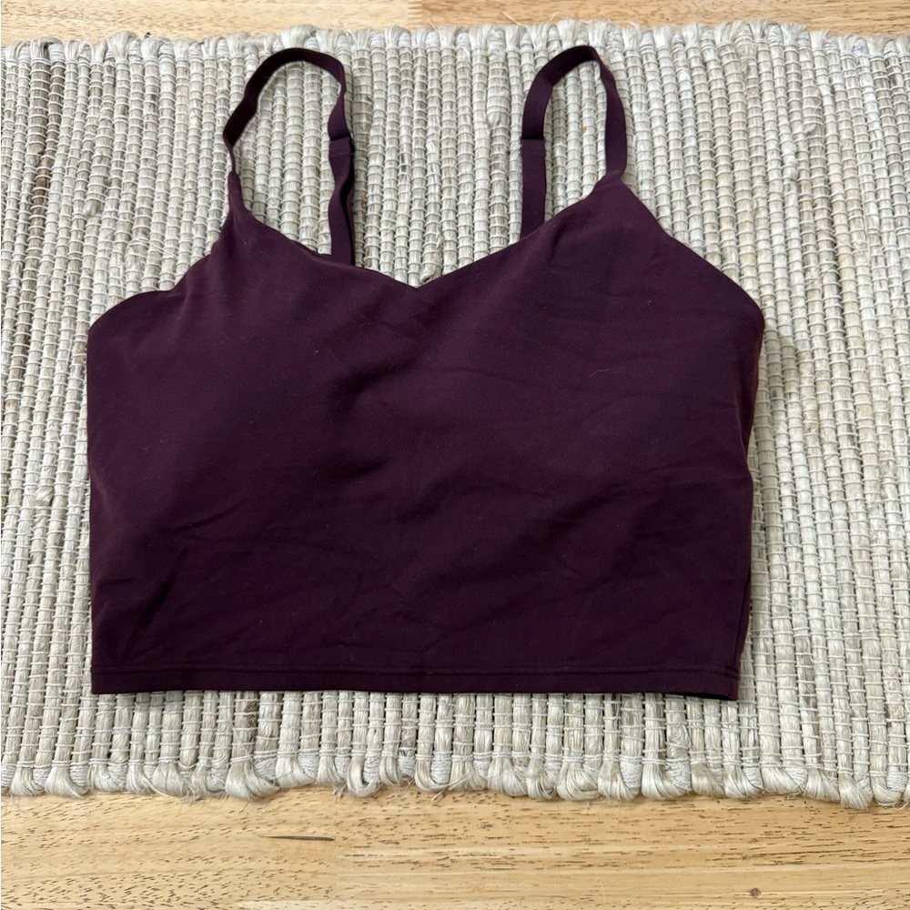 Athleta XS burgundy Crop Top